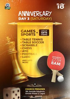 an advertisement for a tournament with two pieces of chess and a giant golden trophy on the table