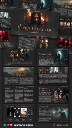 the devil's daughter movie poster template