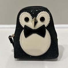 Kate Spade Penguin Small Change Purse. Never Been Used. Kate Spade Accessories, Change Purse, Penguins, Kate Spade, Purse, Black White, Women Accessories, Women Shopping, White