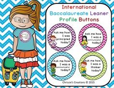 Free for first 24 hours. International Baccalaureate: IB buttons hours of post. International Baccalaureate learner profile buttons **************************************************************Check out my other IB productsIB attributes postersIB attitudes posters Inquiry Based Learning, Program Ideas, Teacher Tools, Alphabet Activities