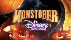 the logo for disney channel's halloween show, monsters and jack - o - lanterns