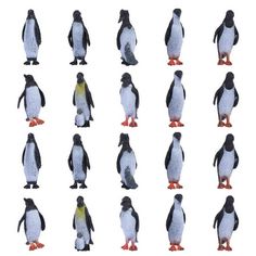 Description The item is a set of 32pcs vivid penguin model toy. Each penguin stands with its typical posture, allowing you to place it anywhere for decoration. Great for teaching children to learn with fun or inspiring your child's mind and imagination. Features - Color: As Shown - Material: PVC. - Size: 5.00x2.00x1.50cm/1.97x0.79x0.59inch. - A wonderful gift for your kids, help them learn more about the penguins. - Made of premium PVC material, which is durable and practical for long-lasting us Moss Christmas, Ladybug Decor, Animal Figurine Toys, Penguin Ornaments, Animal Cupcakes, Garden Figurines, Ocean Kids, The Penguins, Animal Model