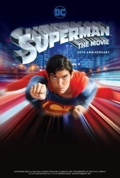 superman the movie 50th anniversary poster