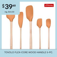 four wooden brushes with price tag for $ 39 00