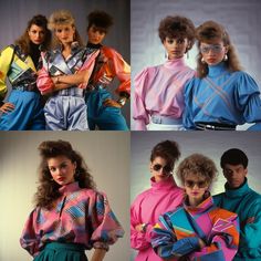 1980s fashion New Wave Outfits, 1980s Glamour, 80s Sportswear, 1980s Fashion Women, Edgy Leather Jacket, Kawaii Clothes Goth, 80 Fashion, 1980's Fashion