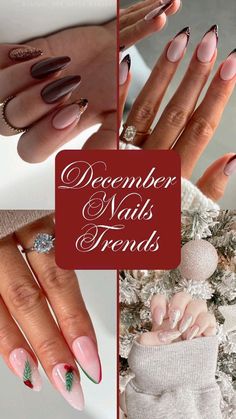 Short Nail Designs Winter Holidays, Holiday Nails 2024 Trends, Winter Holiday Nails Simple, December Nail Ideas 2024, Short Gel Nails Chrome, Short Square Nail Designs Winter, Unique Holiday Nails, December Nail Ideas Gel, Blue December Nails