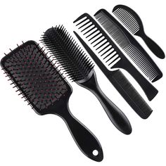 Detangle Hair Brush, Detangle Brush, Curly And Straight Hair, Thick Coarse Hair, Detangle Hair, Tail Comb, Hair Brush Set, Detangling Hair Brush