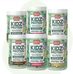 Healthy Heights KidzProtein, specially formulated protein powder shakes designed for children ages 2+ years old. Premium children’s nutrition is our mission, all our products are developed by pediatricians, formulated to provide supplemental nutritional support for a balanced diet. Available in delicious Chocolate, Vanilla and Strawberry, enriched with fruits and vegetables and Omega 3s. Our KidzProtein shakes taste great and are an excellent source of protein, vitamins and minerals each serving Protein Powder Shakes, Protein Nutrition, Chocolate Shake, Chocolate Milkshake, Milk Alternatives, A Balanced Diet, Protein Diets, After School Snacks, Busy Family