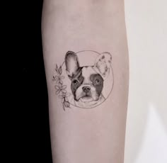 Tattoo fine line Missile Tattoo, Pet Tattoos, Small Dog Tattoos, Tattoos For Dog Lovers