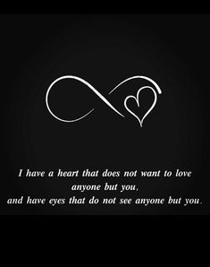 a black and white photo with a quote on it that says i have a heart that does not want to love you