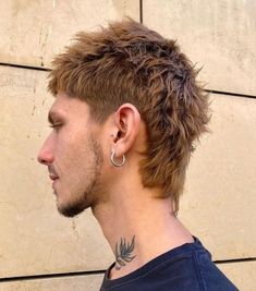 A Wolf Cut, Shag Haircut Ideas, Mohawk Hairstyles Men, Short Shag Haircuts, Shaggy Short Hair