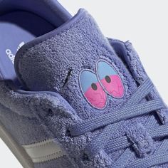 Sneaker News’s Instagram post: “Adding to this year's sneaker releases around the 4/20 lifestyle is this South Park x adidas Campus 80s "Towelie". Covered in purple…” Adidas Campus 80s, Purple Adidas, The Tongue, Sneaker Release, Adidas Campus, Uv Light, 4 20, Terry Cloth, South Park