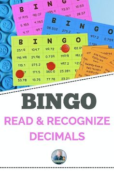 an image of a book cover with the words bingo read and recognize