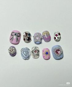 Kpop Nail Art, Ear Cuff Diy, Latest Nail Designs, Band Nails, Solid Color Nails, Beauty Nails Design, Simple Acrylic Nails, Exotic Nails