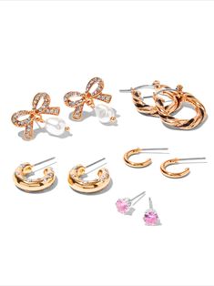 From cute bows to chic hoops and dazzling pink diamonds, there's something for everyone. Make their holiday extra special with a gift of jewelry! 💎💜 Pink Diamonds, Girls Earrings, Cute Bows, Wren, Pink Diamond, Cute Earrings, For Everyone