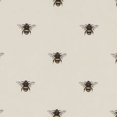 Bumble Bee Print, Bee Fabric, Bee Print, Roman Blinds, Fabric Width, Scatter Cushions, Traditional Techniques, Fabric Decor, Bumble Bee