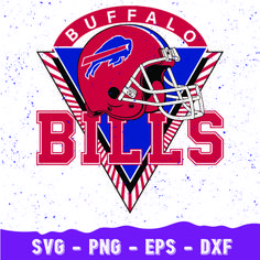 buffalo bills football logo with the words buffalo bills in red, white and blue colors