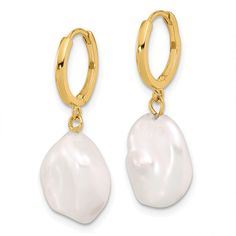 A classic and elegant touch to your ear stack! Please allow 1 week for delivery. Formal Clip-on Huggie Jewelry, Classic 14k Gold Filled Huggie Earrings For Anniversary, 14k Gold Jewelry With White Pearl Drop, 14k Gold White Pearl Drop Jewelry, Everyday White Huggie Jewelry, White Classic Jewelry For Everyday, Classic White Everyday Jewelry, Classic 14k Gold Filled Huggie Jewelry, Classic Huggie Jewelry For Formal Occasions