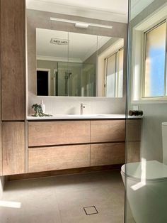 main-bathroom-ensuite-renovation-kellyville-master-bathrooms-kitchens Ensuite Renovation, Neutral Colour Scheme, Shower Recess, Timber Vanity, Traditional Shelves, Bathroom Ensuite, Timeless Bathroom, Bathroom Cabinetry, Back To Wall Bath