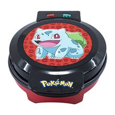 a pokemon lunch box with an image of pikachu on it