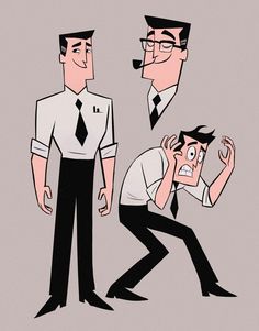 Professor Utonium, Cartoon Network Art, Cartoon Body, Psy Art, Bond Movies, 캐릭터 드로잉, Old Cartoons, Character Sheet, Cartoon Character Design