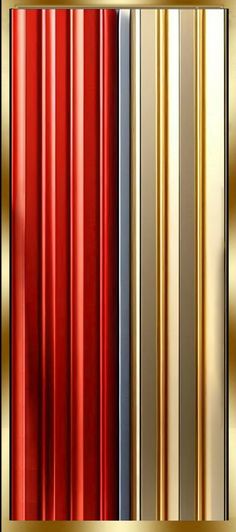 an abstract background with gold, silver and red stripes