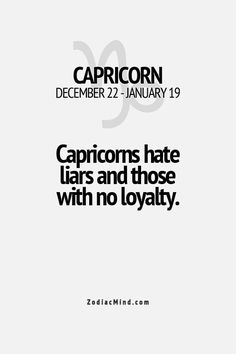 the back cover of capricorn december 22 - january 19