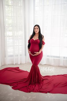 Garnet Lux Jersey {Monroe} Maternity Gown with tossable train - Chicaboo Photoshoot Gown, Hair Ritual, Boho Gown, Pregnant Lady, Sweetheart Neckline Dress, Maternity Gown, Convertible Dress, Maternity Gowns, Maternity Photoshoot