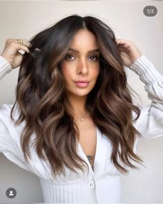 Dark Brown Hair Color Ideas, Brown Hair Color Ideas, Brown Hair Inspo, Money Piece, Brunette Hair With Highlights, Chocolate Hair, Brown Hair Color, Balayage Hair Dark, Brown Hair Balayage