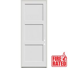 the fire rated door is open and ready to be used in any type of home