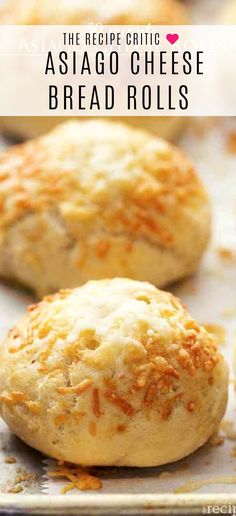 Cheese Bread Rolls, Appetizer Dinner, Easy Dough, Bread Rolls Recipe, Homemade Bread Recipes Easy, Baking Bread Recipes, Asiago Cheese, Bread Machine Recipes, Easy Bread Recipes