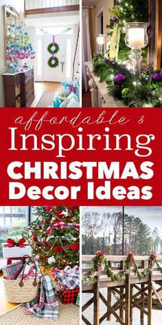 christmas decorating ideas with text overlay