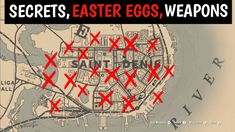 28 Secrets, Easter Eggs, Unique Gear & Weapons In Saint Denis - RDR2 Rose Scott, Saint Denis, Ps4 Games, Red Dead, Red Dead Redemption, Easter Eggs