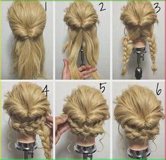 Easy hairdos for girls - Quick and simple hairstyles - Effortless hairstyles - Hairstyles for busy mornings - No-fuss hair looks - Cute and easy ponytail styles - Braided hairstyles for girls - Quick summer hair ideas - Back-to-school hairstyles - 5-minute hairstyles for girls - Hairstyles for long locks - Stylish cuts for short hair -prom hairstyles -homecoming hairstyles -dance hairstyles -formal hairstyles - Adorable and trendy hairstyles - Beautiful bun styles - Cute homecoming hair ideas - Long Hair Diy, Easy Formal Hairstyles, New Braided Hairstyles, Ponytail Hairstyles Easy, Victorian Hairstyles, Easy Hairstyles For Medium Hair, Peinados Recogidos, Easy Braids, 2020 Trends