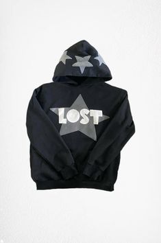 Black "Lost In Sonder"  Puff Print Hoodie Puff Print Hoodie, Puff Print, Christmas Inspo, Looking Good, Print Hoodie, Shopping Trip, Print Logo, Hoodie Print, Stay Warm