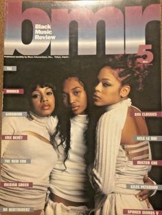 the cover of omr magazine featuring three black women in white dresses and one is wearing a