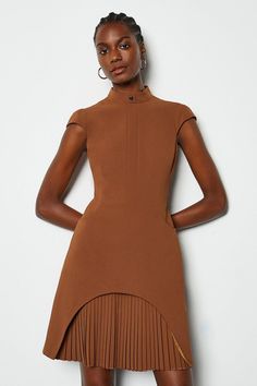 Military Tailored Dress | Karen Millen Karen Millen Dress Classy, Outfits Indian, Pink Wedding Dresses, Stylish Work Attire, Classy Dress Outfits, Stylish Work Outfits, Tailored Dress, The Military, Karen Millen