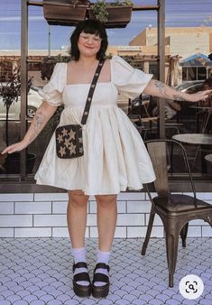 Plus Size Biker Shorts, Babydoll Dress Outfit, Chubby Outfit Ideas, Shein Plus Size, Coquette Outfit, Carhartt Jackets, Look Plus Size