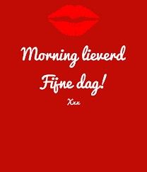 a red background with the words, morning livered fire dog on it's side