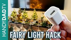 SAVE $100s on batteries with this simple decorating hack Decorate With Fairy Lights, Simple Decorating, Fairy Lights Decor, Santa Claus Is Coming To Town, Fairy Light, 60th Birthday Party, Flameless Candles, Usb Charger, Electronics Projects