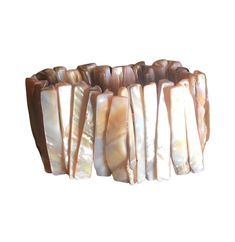 This bracelet with mother of pearl beads, bangle originates from Thailand. The diameter of the bracelet is flexible. The beads are 4.5 cm long. Its weight is 110 gram. Mother Of Pearl Bangle Bracelets, Fashion Figure Drawing, Fashion Figures, Spiritual Jewelry, Pearl Beads, Beach Outfit, Mother Of Pearl, Jewelry Sets, Jewelry Box