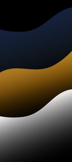 an abstract background with black, yellow and white colors in the shape of wavy lines