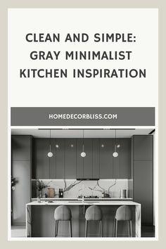 minimalist kitchen