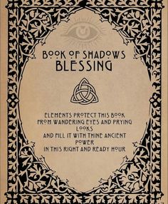 Grimoire Protection Page, Book Of Shadows Blessing, My Book Of Shadows, Witchy Journal, Protection Sigils, Magick Art, Witch Names, Charmed Book Of Shadows, Tarot Guide