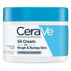 Cera Ve Sa Cream For Rough And Bumpy Skin, Cera V Skin Care, Cerave Rough And Bumpy Skin, Rough And Bumpy Skin, Elf Primer, Baby Ferrets, Rough Bumpy Skin, Cerave Moisturizing Cream, Healing Ointment