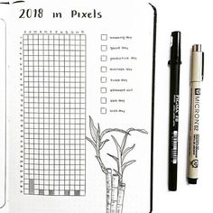 Stickers Organization, Bullet Journal Tracking, Bullet Journal Yearly, Bullet Journal Mental Health, Bullet Journal Work, Year In Pixels, Planner Diario, Planner Quotes, Journal Tracker