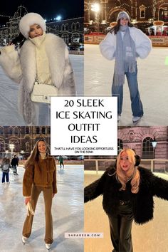 Looking for the perfect ice skating outfit ideas? Whether it’s an ice skating date outfit or just a fun rink day, these aesthetic and cozy winter looks will keep you stylish and warm. From cute faux fur jackets to chic knits and sleek leggings, glide through the season with these must try ice skating outfits! Save this pin for all the ice skating outfit inspo you need this season! Ice Skating Outfit Date, Ice Skating Date Outfit, Winter Fashion Outfits, Faux Fur Jacket, Winter Looks