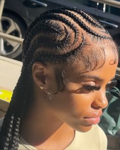 Free Style Straight Back Braids, All White Outfits For Black Women, Straight Backs Braids, White Outfits For Black Women, 8 Stitch Braids, Birthday Braids, Straight Backs, Straight Back Braids