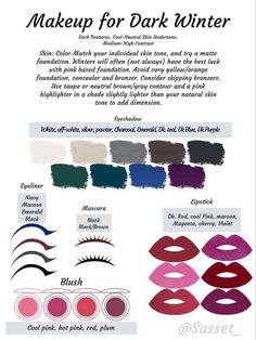 Deep Winter Lipstick, Deep Winter Color Palette, Color Analysis Winter, Winter Lipstick, Cool Winter Color Palette