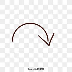 an arrow drawn on a white background